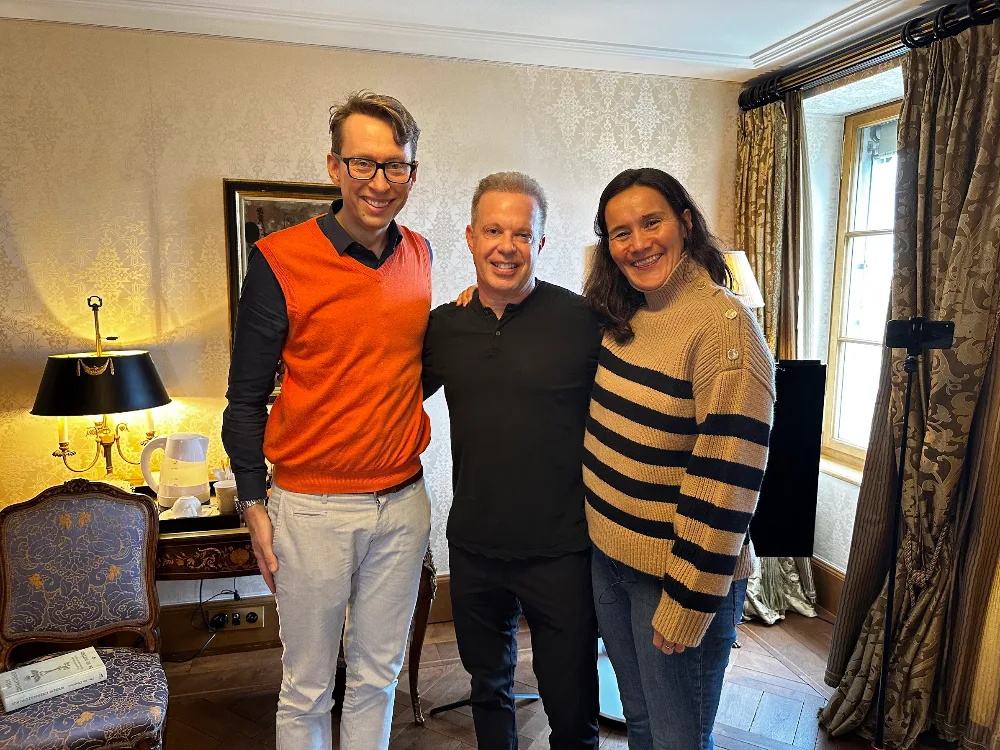 Daniel, Dr. Joe Dispenza und Irina in Basel